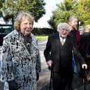 An tIar-Uachtarán Michael D. Higgins lena bhean chéile, Sabina
