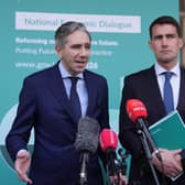 Leagfaidh an tAire Airgeadais Simon Harris agus an tAire Caiteachais Phoiblí Jack Chambers amach Buiséad 2027 ar an 6 Deireadh Fómhair