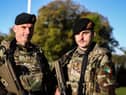 Corporal Jeremiah Loughnane agus a mhac Príobháideach Nathan Loughnane