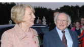 An tUachtarán Michael D. Higgins ag óstáil fáiltiú tae tráthnóna deiridh a théarma oifige