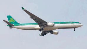 Atreoraíodh eitilt Aer Lingus 350km de bharr Stoirm Fergus