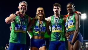 Bhuaigh foireann na hÉireann an chré-umha i gCluiche Sealaíochta Lúthchleasaíochta an Domhain
