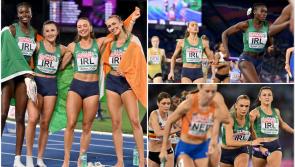 PICTIÚIR: Buann mná na hÉireann bonn airgid i rás sealaíochta 4X400m Chraobh na hEorpa