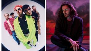 Hozier agus Fontaines D.C. ag foluain na brataí ar son na hÉireann ag MTV EMA na bliana seo