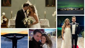 PICTIÚIR: Roinneann Mark, fear céile Doireann Garrihy, grianghraif phearsanta de bhainis agus de mhí na meala