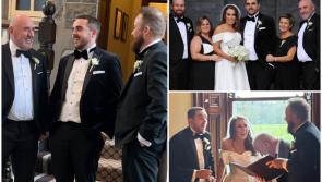 PICTIÚIR: Roinneann Shane Lowry grianghraif iontacha ó bhainis dearthár