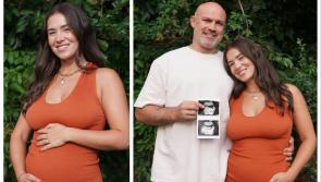 Roinneann réalta Éire AM Síomha Ní Ruairc agus fear céile clúiteach nuacht babaí sa phost binn