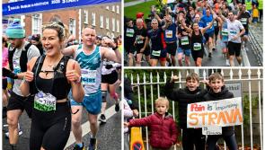 PICTI&Uacute;IR&Iacute;: F&eacute;ach ar na haghaidheanna &aacute;iti&uacute;la i measc na m&iacute;lte a rith Marat&oacute;n Bhaile &Aacute;tha Cliath 2025