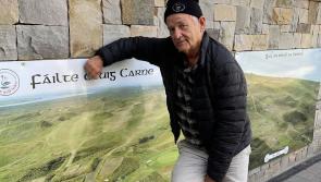Geallann Bill Murray go bhfaighidh s&eacute; an 'craic' agus se&oacute; nua turas b&oacute;thair timpeall na h&Eacute;ireann f&oacute;gartha