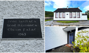 PICTIÚIRÍ: Teach scoile sean-aimseartha 'gleoite' ar díol ar phraghas réasúnta