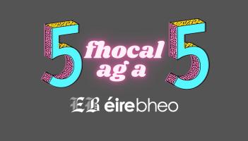 5 ag a 5: Here are five words to help you improve your Irish!