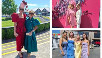 PICTIÚIRÍ: Glamour galore ag Lá na mBan de chuid Fhéile Punchestown