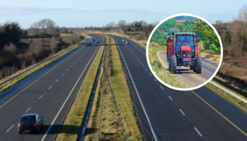 Feirmeoirí agus tiománaithe trucailí i mbun comhraic faoi éileamh ar thoirmeasc ar tharracóirí ar mhótarbhealaí na hÉireann