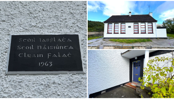 PICTIÚIRÍ: Teach scoile sean-aimseartha 'gleoite' ar díol ar phraghas réasúnta