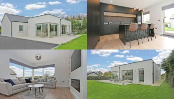 PICTIÚIRÍ: Teachín traidisiúnta Clare athchóirithe ina theach aisling sómasach ar díol anois