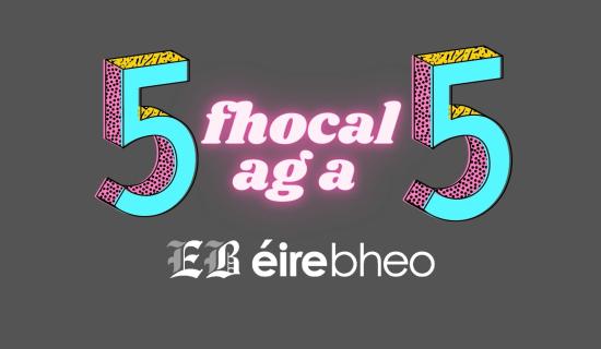5 ag a 5: Here are five words to help you improve your Irish!