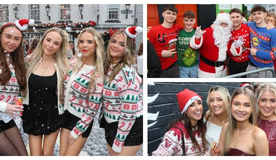 PICTI&Uacute;IR&Iacute;: Dalta&iacute; ag baint taitnimh as ceili&uacute;radh luath na Nollag