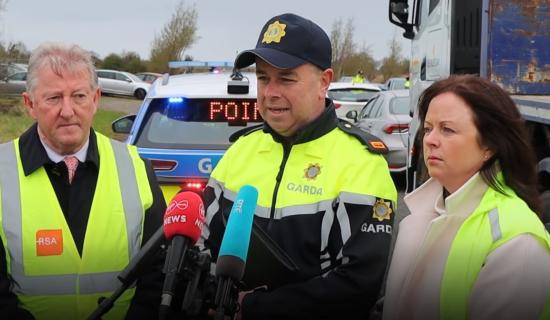 Seolann na Garda&iacute; feachtas s&aacute;bh&aacute;ilteachta b&oacute;thair roimh dheireadh seachtaine na C&aacute;sca