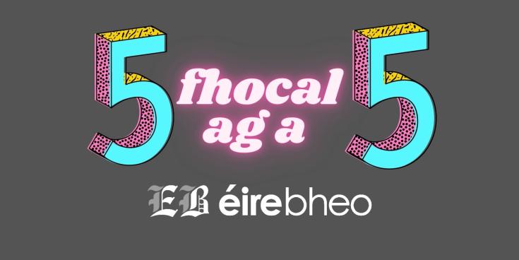 5 ag a 5: Here are five words to help you improve your Irish!