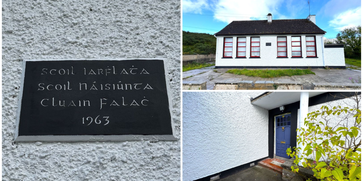PICTIÚIRÍ: Teach scoile sean-aimseartha 'gleoite' ar díol ar phraghas réasúnta
