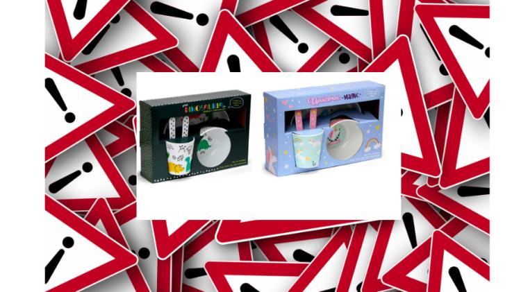 FOL&Aacute;IREAMH: Rabhadh eisithe agus tacair earra&iacute; boird do ph&aacute;ist&iacute; &aacute; n-athghairm &oacute; shiopa&iacute; ar fud na h&Eacute;ireann