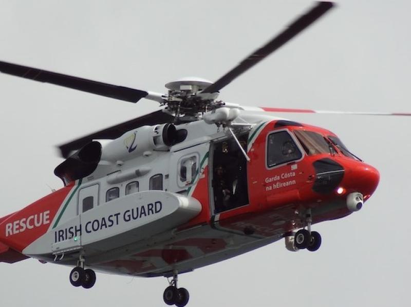 FÉACH: Tá Garda Cósta na hÉireann chun tarrthála agus go leor fágtha sáinnithe i ndiaidh Stoirm Éowyn