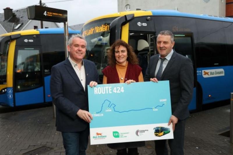 Fógraíonn Bus Éireann feabhas ar sheirbhísí maidir le bealach a bhfuil tóir air