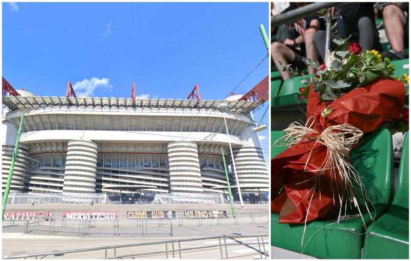 Maraíodh lucht leanúna Learpholl sa tragóid bóthair san Iodáil roimh chlais AC Milan agus na clubanna in ómós a thabhairt