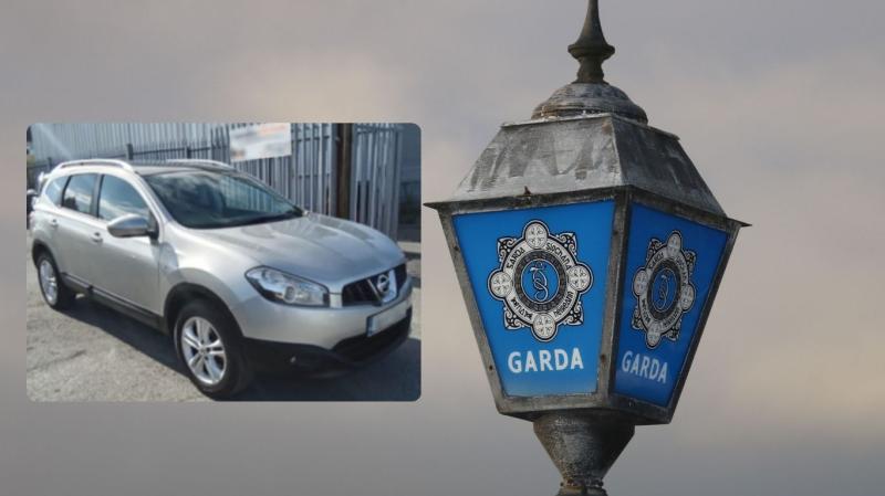 Fear gafa mar gheall ar fuadach carr agus cailín leanbh cúig mhí d'aois istigh