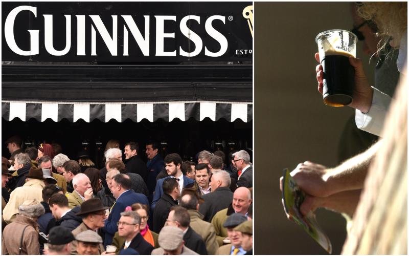 FÓGRA: Tá praghas mór ar phionta Guinness ag lucht leanúna na hÉireann atá ag dul go Cheltenham