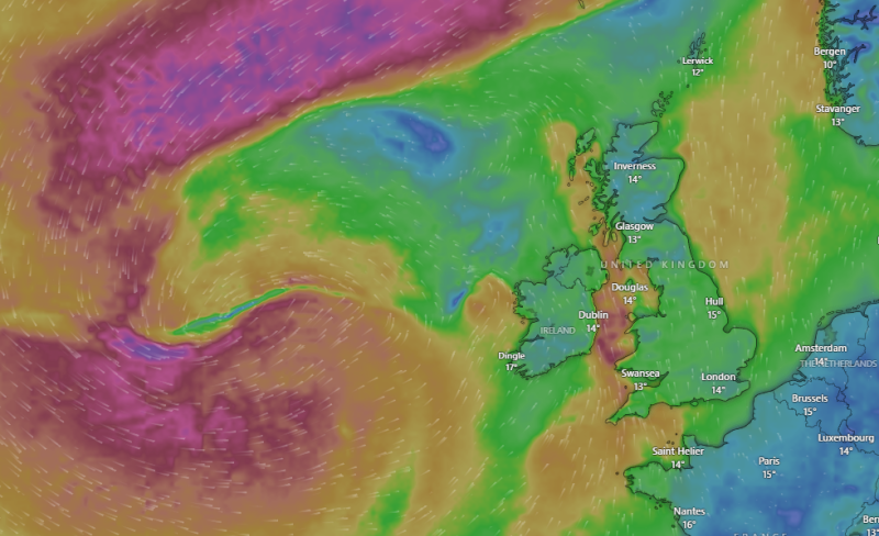 Chuir Met Éireann iontas gairid ar an aimsir roimh ‘brú níos ísle’ de réir a chéile brúidiúil