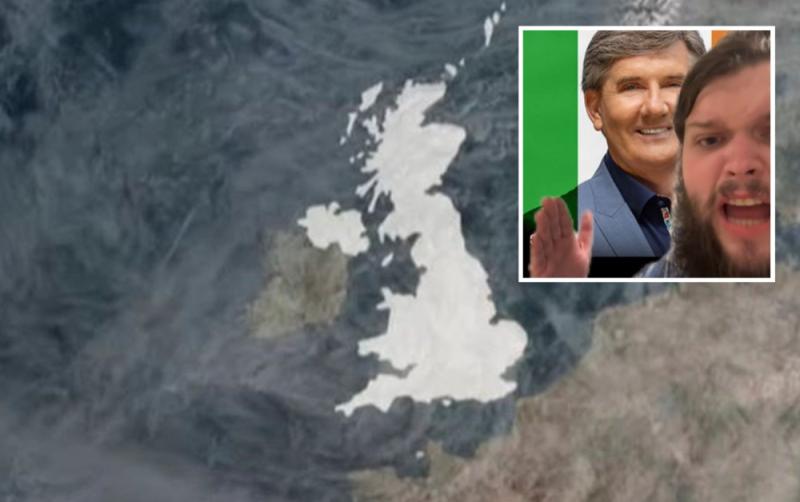 'Tá siad ag goid Daniel O'Donnell!' - Spreagann táthcheangail Dhún na nGall ar léarscáil rialtas na RA fearg