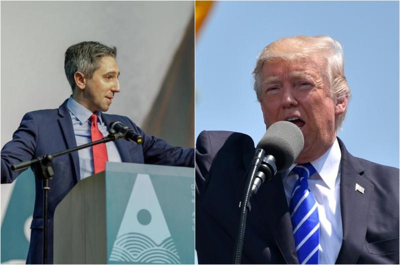 Spreagann teachtaireacht Simon Harris chuig Donald Trump tar éis bua i dtoghchán SAM freagairt mhór