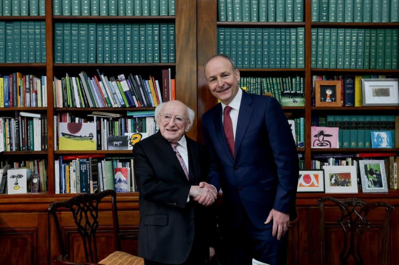 Mícheál Martin ceaptha go hoifigiúil mar Thaoiseach don dara huair tar éis ainmniúchán Dála