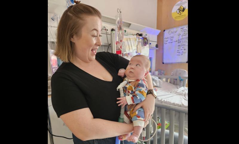 Iontach! Breis is €28,000 bailithe ag GoFundMe do bhabaí Oscar a bhí ag troid le tinneas neamhchoitianta
