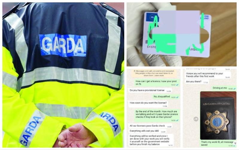 Gardaí ag cur brú ar scamálaí ag tairiscint ceadúnais tiomána Éireannacha bréige ar mhalartú greannmhar WhatsApp