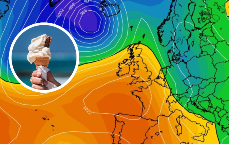 Nuashonrú ar mhion-thonnta teasa in Éirinn ó Met Éireann, de réir na gréine ag 23C