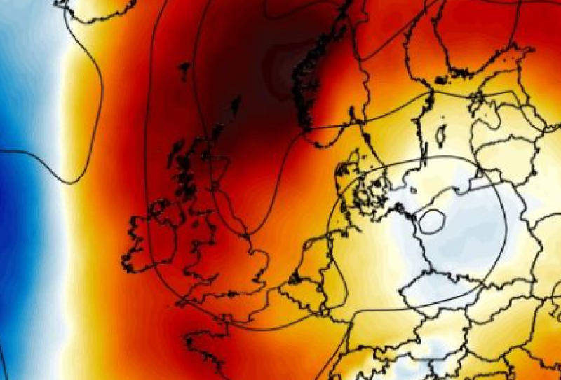 Nuashonrú aimsire tonn teasa na hÉireann ó Met Éireann