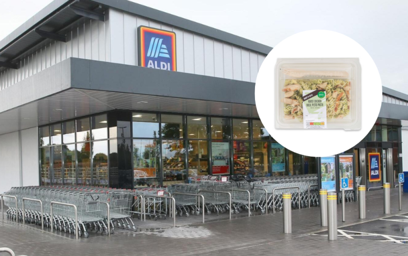 Foláireamh do chustaiméirí ó Aldi tar éis Listeria a d'fhéadfadh a bheith marfach a fháil i dtáirge pasta
