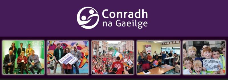 M&oacute;rthuarasc&aacute;il N&aacute;isi&uacute;nta ar Thuairim&iacute; an Phobail i Leith na Gaeilge Seolta