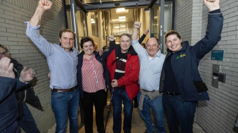 Chuir baill den IFA deireadh le hag&oacute;id su&iacute; isteach ag oifig&iacute; Bhord Bia i mBaile &Aacute;tha Cliath